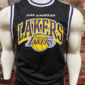 New Spalding Black LA Lakers jersey Apparel Tag